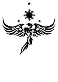 Black And White Filipino Flag Tattoo Cool Filipino Tattoo Filipino Tattoos Philippines Tattoo Hawaiian Tattoo