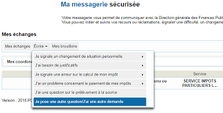Je vous conseille alors d'utiliser cette démarche qui permet d'avoir un retour écrit fréquemment et rapidement : Comment Contacter Les Impots Et Avoir Une Reponse Ecrite A Une Question