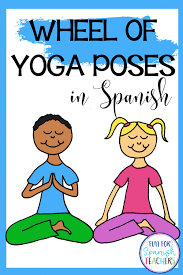 Wheel Of Yoga Poses Funforspanishteachers Teaching Drama Techie Teacher Yoga Poses