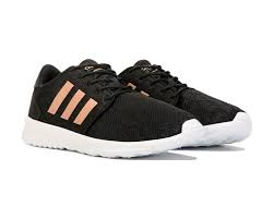 Black Adidas Shoes With Gold Adidas Cloudfoam Qt Racer Sneaker Grey White Adidas Shoes Women Sneakers Black Adidas Shoes