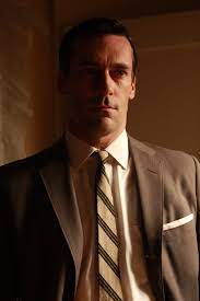 Don Draper Jon Hamm Episode 208 Madmen Menswear Suitandtie Mad Men Fashion Mad Men Jon Hamm