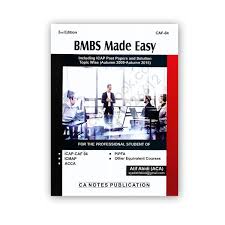 Ca Caf 4 Bmbs Made Easy 5th Edition 2021 By Atif Abidi Ca Notes Publications Cbpbook Pakistan S Largest Online Book Store Past Papers Make It Simple Online Bookstore