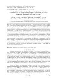 Bangun yang memiliki panjang, lebar, dan tinggi pasti memiliki ruang/volume. Pdf Sustainability Of Rural Microfinance Institutions In Buton District Of Southeast Sulawesi Province