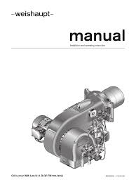 Weishaupt - WM-L20 - Manual Oil Burner | PDF | Valve ...