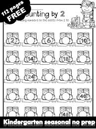 Fall Winter Spring Summer Free Math Literacy Printables Kindergarten Skip Counting Worksheets Counting Worksheets Spring Math Kindergarten