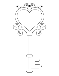 You can use our amazing online tool to color and edit the following heart and key coloring pages. Printable Old Fashioned Heart Key Coloring Page