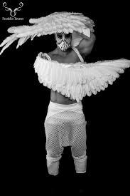 Black And White Angel Costumes White Angel Wings Made Out Of Goose Feathers Turkey Quills Flexible And Lightweight This Dramatic Costu White Angel Wings Card Costume Angel Wings Costume