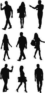 Silhouette Of People In Different Poses Arte Vectorial 165919020 Silhouette People Silhouette Architecture Sketches Of People