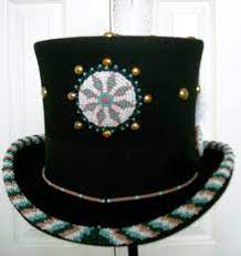 Found On Bing From Etsy Com Beaded Hat Beaded Hat Bands Native American Beading