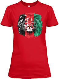 Represent the afghan people with the afghanistan flag! Afghan Lion T Products From Afghanistan Flag T Shirt