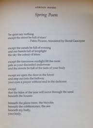 Spring Poem By Adrian Henri One Of My All Time Favourite Poems Poets Check Out His Series Of Short Poems As Well Ut Cool Words Words Quotes Words