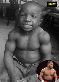 A rare photo of Mike Tyson when he was six years old 👀😆 #boxing #miketyson