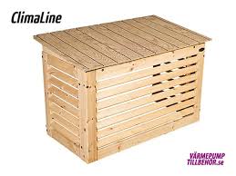 Heat Pump Cover Lineseed Oiled Pompe A Chaleur Abri Pompe Piscine Abri Bois De Chauffage