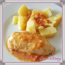 Filet De Poulet Sauce Tomate A La Creme Et Ses Pommes De Terre Cookeo La Cuisine De Boomy Pomme De Terre Cookeo Poulet Sauce Tomate Filet Poulet