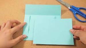 Making a basic envelope is a lot easier than it might first seem. How To Make A Greeting Card Envelope 11 Steps With Pictures