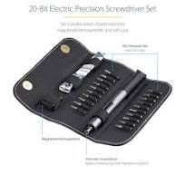 20-Bit Electric Precision Screwdriver Set - Portable/Mini Battery Powered  Bit Driver Kit for Electronics, Laptop, Computer, Tablet & Phone Repairs -  ...