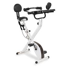 Fitdesk V3 0 Exercise Bike Desk With Tablet Holder Walmart Com In 2020 Biking Workout No Equipment Workout Desk Workout