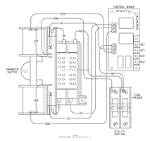 Does anyone have or know where i can get a wiring diagram for tieing in a standby generator into a house circuit? Briggs And Stratton Power Products 1813 1 100 Amp Automatic Transfer Switch Parts Diagram For Wiring Diagram Transfer Switch 192176wd