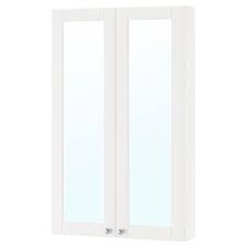 Godmorgon Spegelskap Med 2 Dorrar Kasjon Vit 60x14x96 Cm Ikea Ikea Dorr Speglar