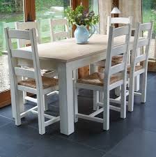chairs hand painted by rectory blue