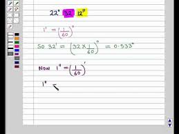 Convert Degree Minutes To Degree Tenths And Vice Versa