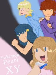 People I Invented A Group Of Friends Made Up Of Pokemon Characters Serena Xy Dawn Diamond Pearl Gary Oak O Pokemon Characters Original Pokemon Gary Oak
