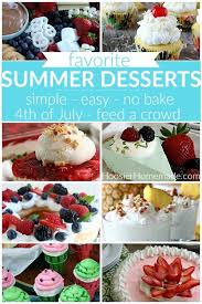 Easy potluck desserts with fruit come in the form of bars, pies, cobblers, and more. Summer Desserts Hoosier Homemade