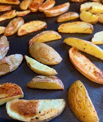 Place your potatoes on a baking sheet and bake in an oven preheated to 425°f for 30 to 45 minutes. Baked Fries Sabreensaideat