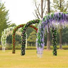 Choisissez la fleur artificielle pour apporter une touche de couleur dans votre intérieur. Pas Cher Accueil Jardin Guirlandes Decoration 2 M Long Artificielle Hortensia Wisteria Fleur Vignes Arche D Fleurs Suspendues Decoration Florale Fausses Fleurs