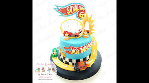 All three of my boys have summer birthdays (may, july, and august), so we do a lot of celebrating this time of year. Hot Wheels Cake Tutorial Youtube