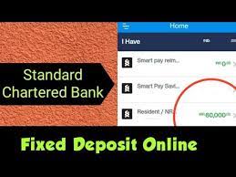 In case you need to withdraw amounts in excess of what is available in your transaction account, we will break your deposit for the exact amount you require. How To Open Standard Chartered Bank Fixed Deposit Online Scb Fixed Deposit Scb Interest Rate Youtube