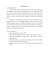 • allahummasalli ala muhammad wa ala alihi wasahbihi ajmain. Contoh Proposal Kegiatan Idul Adha Tulisan