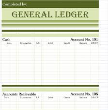 General Ledger Template General Ledger Bookkeeping Templates Book Keeping Templates