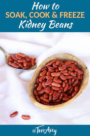 Dried kidney beans need to be soaked in water before being boiled and cooked. How To Cook Soak And Freeze Dried Red Kidney Beans Learn How To Cook Dried Red Kidney Beans T Dried Red Beans Recipe Red Kidney Bean Red Kidney Beans Recipe