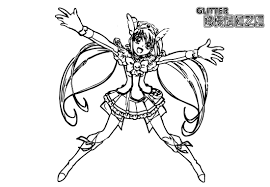 Glitter force coloring pages are often loved by adults, since they give more complicated pictures to be colored. Glitter Force Coloring Pages Best Coloring Pages For Kids