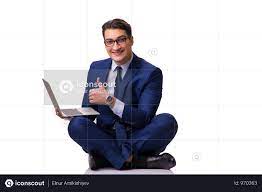 Premium Businessman Sitting On The Floor Isolated On White Photo Download In Png Jpg Format Business Man Business Photos Photo