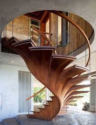 Ohhhhhhh Wow Awesome Woodworking And Engineering This Staircase Is Downright Stunning Stairs Design Stairs Design Modern Beautiful Stairs