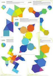Mathematische Bastelbogen Vismath Platonische Korper Geometrie Geometrische Korper