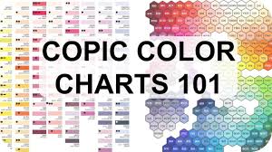 The visual layout of colors is a go to resource for choosing color combinations. Copic Color Charts Why They Re Useful Featuring Hex Chart Youtube