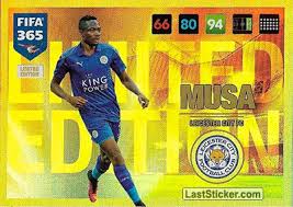 Abdul jeleel ajagun 10 february 1993 (aged 18) dolphins: Card Le Amu Ahmed Musa Panini Fifa 365 2016 2017 Adrenalyn Xl Laststicker Com