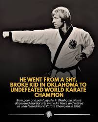 Chuck Norris developed his own martial art system called Chun Kuk Do, later renamed Chuck Norris System, after years of training in Tang Soo Do, karate, and other disciplines. He created it