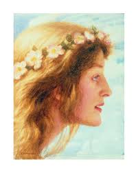 Hughes Day Flower Fairy Wall Art Print Vintage Poster Art Famous Artist  Print Home Decor