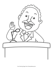 Think you know everything there is to know about the civil rights legend's life? Martin Luther King Jr Day Coloring Pages Free Printable Pdf From Primarygames