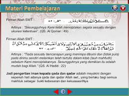 Maybe you would like to learn more about one of these? Materi Iman Kepada Qada Dan Qadar