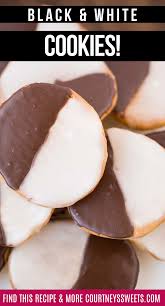 Black And White Cookies Nyc Recipe Black And White Cookies A Traditional Cookie From Nyc Can Be Colored For Any Holiday Or Occ White Cookie Black And White Cookies Black And White Cookie Recipe