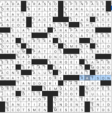 This crossword clue is for the definition: Sunday February 7 2021 Diary Of A Crossword Fiend