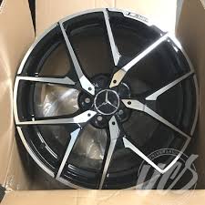 Advertisement Ebay 19 Spoke Amg Black Rims Wheels Fits Mercedes Benz C Class W204 C300 C350 1 Pcs Mercedes Benz Benz C Benz