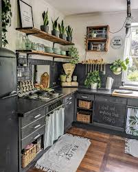 Hey , if you love the vintage style kitchens, here is the very creative ideas.you can create vintage style in your kitchen very simply. Home Decor Interior Designs On Instagram The Black Chalkboard Is So Creative And Fits So Well Wit Home Decor Kitchen Stylish Kitchen Stylish Kitchen Design