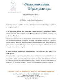 Oftalmologie Bucuresti Urgenta