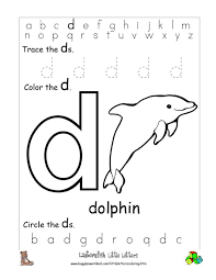 letter d alphabet worksheets